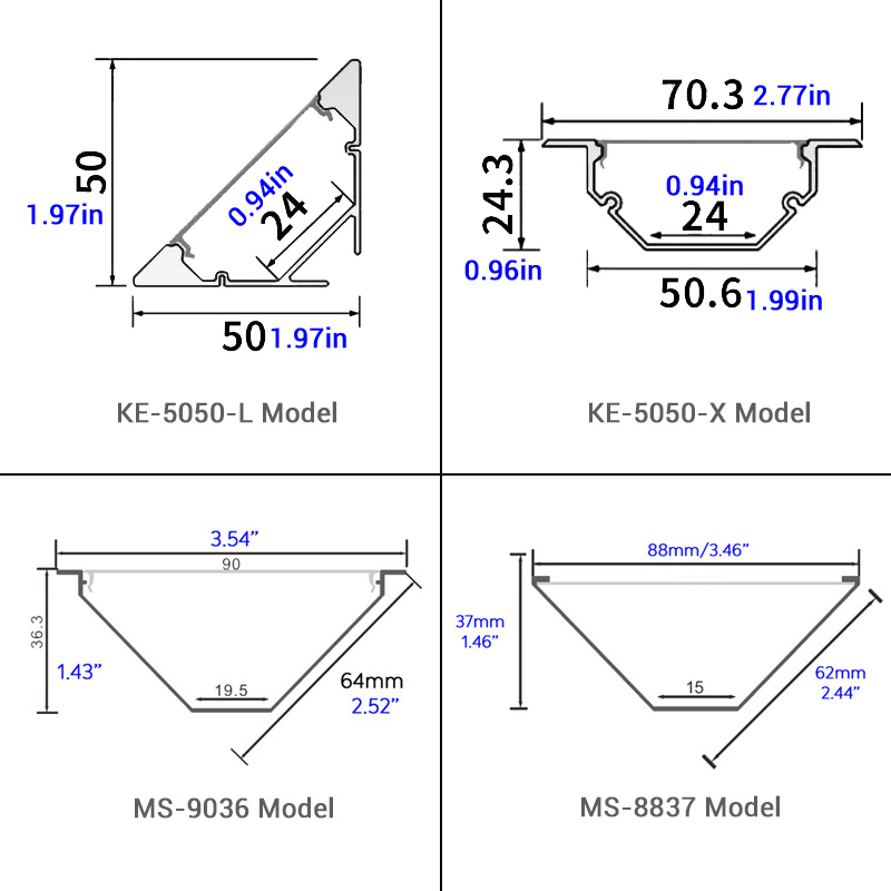 Direct Crown Corner Moulding LED Ceiling Perimeter Lighting Profiles Direct Crown Corner Moulding LED Ceiling Perimeter Lighting Profiles